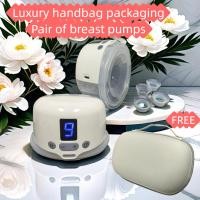 ราคา เครื่องปั้มนมไร้สาย เครื่องปั้มนมไฟฟ้า แฮนด์ฟรี Breast Pump LED (23240690194)