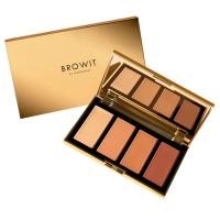 ราคา บราวอิท บาย น้องฉัตร ไฮไลท์ คอนทัวร์ ในตลับเดียว (3.5gX4ช่อง) Browit By Nongchat Highlight and Contour Pro Palette (24264626090)