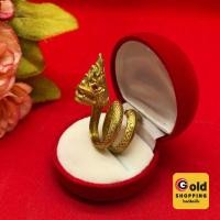 ราคา แหวนทองเหลืองพญานาค ฟรีไซส์ ปรับได้ตามต้องการ งานทองเหลืองแท้ งานดิบไม่ได้ชุบ ทองเหลืองโบราณ เสริมอำนาจบารมี พร้อมส่ง (25445308291)