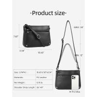 ราคา Leisure Fashion WESTBRONCO Crossbody Bags for Women, Medium Size Shoulder Handbags, Satchel Purse with Multi Zipper Pock (26556621765)