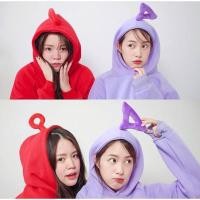 ราคา ✅[ พร้อมส่งจากไทย]✅เสื้อฮู้ดแขนยาวเทเลทับบี้Oversizeอก30-44 ผ้าหนา ไม่เป็นขน (21738324232)