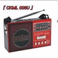 ราคา วิทยุลำโพง รุ่นCKML-003U รับได้AM/FM/MP3/SD/USB.AUX.TF วิทยุพกพา MP3 เครื่องเล่นวิทยุ FM/AM (19306006204)