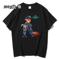 ราคา เสื้อยืดแขนสั้นสำหรับชายและหญิง ออกแบบให้สวมใส่ง่าย มีลายพิมพ์จากภาพยนตร์ Zootopia 2 แสดงตัวละคร Nick และ Judy ทำจากผ้าฝ้าย YZ 100% (54502690265)