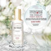 ราคา (แท้/พร้อมส่ง) THE FACE SHOP The Therapy First Serum 130ml+Cotton 30 pads เซรั่มบำรุงผิวหน้า มาพร้อมกับสำลี (10342390669)