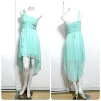 ราคา ✨ชุดราตรี​ชุด​ออกงาน​สีเขียวมิ้นสวยมากดีไซน์​ไล่ระดับ​หน้า​สั้น​หลังยาว​สวย​เก๋​มาก​ไล่และเอวปัก​เกร็ด​ปลา​ปักเพชร​ (12916946241)