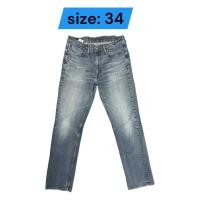 ราคา กางเกงยีนส์ ลีวาย 514 เอว34 ยาว 43 ขา 7.5 มือสอง รหัสs34 (47301046459)