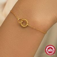 ราคา สร้อยข้อมือ Twist สแตนเลสเงิน S925 เครื่องประดับเกาหลีแฟชั่นสำหรับสวมใส่ (44500144872)