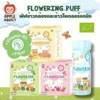 ราคา Apple Monkey พัฟข้าวกล้องออร์แกนิกผสมผักและผลไม้ 1กล่อง(3ซอง)30กรัม (42760933743)