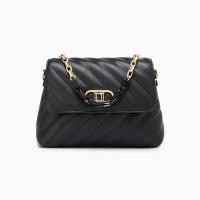 ราคา LYN แท้% กระเป๋าถือสีดำ 2 ช่อง มีสายยาว ✨ used like new ✨ (24558948802)