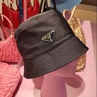 ราคา Prada Nylon Hat - Black (7314129350)