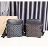 ราคา กระเป๋าสะพาย Coach HOUSTON FLIGHT BAG IN SIGNATURE CANVAS (21248587813)