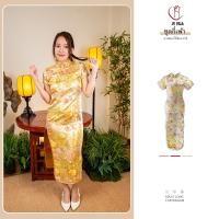 ราคา Je Hua ชุดกี่เพ้ายาว Cheongsam ชุดเดรสกี่เพ้ายาวสไตล์จีน ผ้าไหมจีน ลายมังกร ตรุษจีนสีแดงลายมังกรตรุษจีน WAQL34/45/46 (28873769988)