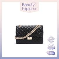 ราคา Luxury 2.55 Quilted Bowling Chained Sling Bag (22868903344)