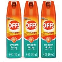 ราคา [EXP 2028] OFF Family Care Smooth & Dry สูตรแห้งเร็ว ไม่เหนียว ออฟ สเปรย์หอมกันยุง ขนาด 113 กรัม (29502050594)