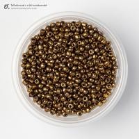 ราคา ลูกปัดเม็ดทราย 3 มม. สีทองโบราณเมทัลลิค Brass Relic (41273524203)