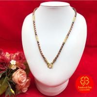 ราคา สร้อยคอทองเหลืองโบราณลายผ่าหวายคั่นปล้องตัดลาย ความยาว 20 นิ้ว งานทองเหลืองแท้ งานดิบไม่ได้ชุบ ทองเหลืองโบราณ (40919985469)