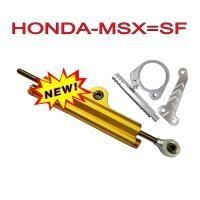 ราคา A กันสะบัดแต่ง+ขา พร้อมอุปกรณ์ สำหรับ HONDA-MSX125=SF สีแม็กนีเซียม ปรับ 4 จุด เกรด10A งานเทพ (15900788039)