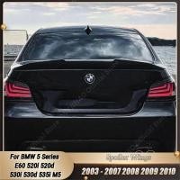 ราคา For BMW 5 Series E60 520i 520d 530i 530d 535i M5 2003-2010 PSM Style Rear Spoiler Wing Body Kit Tun (42527190503)
