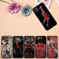 ราคา นุ่มสีดํา iPhone 11 Pro Max 13 Pro 13 Pro Max 14Plus 14Pro Max เคสโทรศัพท์ Michael Jordan (54553234129)
