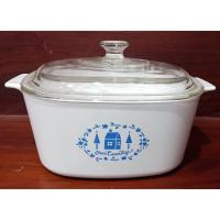 ราคา CORNINGWARE หม้อทรงเหลี่ยมทนไฟพร้อมฝาแก้ว ขนาด 3 ลิตร สีขาว (มือสองญี่ปุ่น) (7179117125)