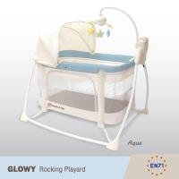ราคา เปลไกวไฟฟ้าอัตโนมัติ Glowy รุ่น Cradle & Play [Glowy Rocking Playard] มือสอง ส่งฟรี (14411083938)