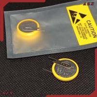 ราคา ใน กทม CR2032 ถ่านไบออส CR2032 3V มีขาเพื่อบัดกรี แบตเตอร์รี่ Panasonic ออกบิลได้ (29154511785)