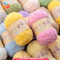 ราคา F2C พร้อมส่งจากไทย ไหมพรม กำมะหยี่ ด้ายนุ่ม เหมาะสำหรับ ถัก เสื้อกันหนาว ผ้าพันคอ ตุ๊กตา (28467471287)