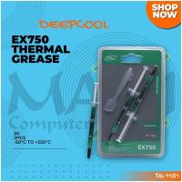 ราคา DeepCool EX750 3g 2 ชิ้นผู้ที่ชื่นชอบเกรด Thermal Grease Paste โปรเซสเซอร์ (26332041866)