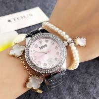 ราคา TOUS นาฬิกาผู้หญิงควอตซ์ธุรกิจนาฬิกาแฟชั่นผู้หญิงสายเหล็ก (47102461182)