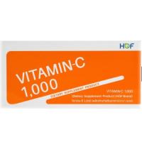 ราคา (( วิตามินซี สูตรอาหารเสริม)) HOF BIO Vitamin C 1000 ฮอฟ วิตามินซี 1000MG 30 เม็ด (29143228853)