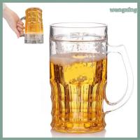 ราคา [WX] 1/2/3ชิ้นแก้วเบียร์ปลอม420มิลลิลิตรสองชั้นตลกถ้วยเบียร์เครื่องประดับเล่นตลกออกแบบพลาสติกปลอมแก้วเบียร์คู่พร้อมที่จับ (54801601176)