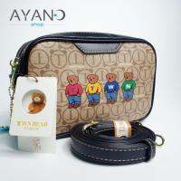 ราคา กระเป๋าสะพาย Daivd Duke (TTWN BEAR) (หนังPUหมี4ตัว) แถม ปอมสีทอง 1พ่วง (8412174512)