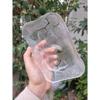 ราคา จานลึกรูปสี่เหลี่ยมผืนผ้าบิดเบี้ยวพร้อมดอกไม้นูน (27875691465)