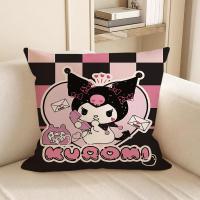 ราคา Kuromi Kuromi Peripheral Pillow ตุ๊กตาน่ารักตุ๊กตาสาวเตียงเก้าอี้โซฟาโซฟาฝาครอบสองด้าน (25043185405)