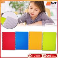 ราคา เก็บปลายทาง！4เล่ม สมุดสันห่วง A5 สมุดจดบันทึก 60แผ่น มีเส้น ใช้งานง่าย สมุดโน้ตริมลวด 4ลาย (55452387080)