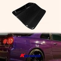 ราคา For Nissan Skyline R34 (GTR Only) OE Style Carbon Rear Fender Fuel Cap Cover (41276938670)