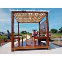 ราคา ศาลาไม้ ซุ้มขนาดใหญ่200×200ซม.0874088644 (20442699502)