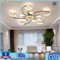 ราคา โคมไฟเพดาน ไฟทางเดิน โคมไฟเพดานสไตล์นอร์ดิก ไฟตกแต่งห้อง ไฟห้อย โคมไฟเพดานวินเทจ รีโมทคอนโทรล โคมไฟ 3 สี (26642689684)