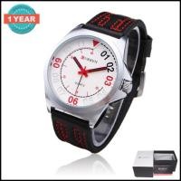 ราคา Curren นาฬิกาข้อมือผู้ชาย หน้าปัดสีขาว สายหนัง รุ่น C8153 (2064204618)