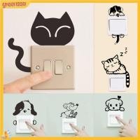 ราคา (greensea) สติกเกอร์ติดผนัง ลายการ์ตูนแมว สำหรับตกแต่งบ้าน (1824796245)