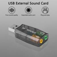 ราคา USB SOUND CARD 5.1 สำหรับคอมพิวเตอร์ และโน๊ตบุ๊ค (419327309)