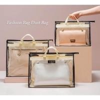 ราคา กระเป๋าถือระบายอากาศถุงเก็บฝุ่นถุงเก็บกันฝุ่นความชื้นหลักฐานกระเป๋าถือถุงเก็บออแกไนเซอร์ Penutup Beg 包防袋 (23044965072)