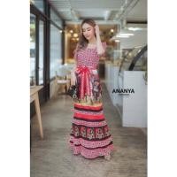 ราคา เดรสลูกไม้ฉลุ งานสวยมาก ไดคัทชายกระโปรง ตามแบบแพลตเทิ้ลสวย มีเชือกผูกเอวเข้ารูป เดรสลายเสือ (17963608234)