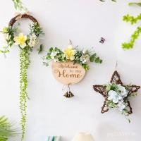 ราคา ตกแต่งผนังพืชสีเขียวแขวนผนังนอร์ดิกพระดอกไม้ผนังดอกไม้ขนาดเล็กตะกร้าตะแกรงปกน่าเกลียดจี้จี้ดอกไม้สงคราม 4ดีเอฟเอ็ม (40677214592)