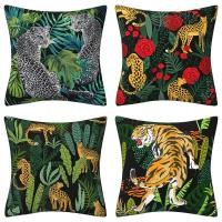 ราคา ปลอกหมอนขิด ปลอกหมอน เขตร้อนป่าเสือลายเสือดาวสักหลาดปลอกหมอนอเมริกันแสงหรูหราสไตล์ตกแต่งบ้านหมอนปลอกหมอนอิง (54952333562)
