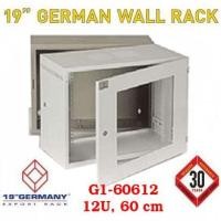 ราคา 19" GERMAN Wall Rack G1-60612 ขนาด 12U กว้าง 60cm ลึก 60cm สูง 59cm (11820648512)