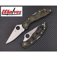 ราคา มีดพับ Spyderco Delica 4 Flat Ground VG10 Satin Plain Blade, Zome Green FRN Handles (C11ZFPGR) (42312006362)