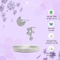 ราคา ต่างหูพระจันทร์และดาวขนาดเล็กน่ารักและน่ารักพร้อมหินจาน - เค5568-1 (41708813778)