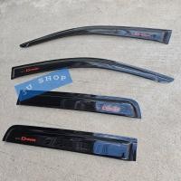 ราคา กันสาด d-max 2012 ถึง 2019 สำหรับ 4 ประตู สีดำโลโก้แดง (55402081122)