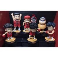 ราคา Mega Toys โมเดล ฟิกเกอร์ สลัมดัง Slamdunk นักบาส เซต 6 ตัว สูง 17-20 เซน (15406164086)